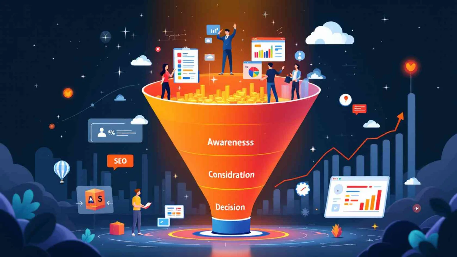 SEO-Supports-Your-Full-SaaS-Marketing-Funnel