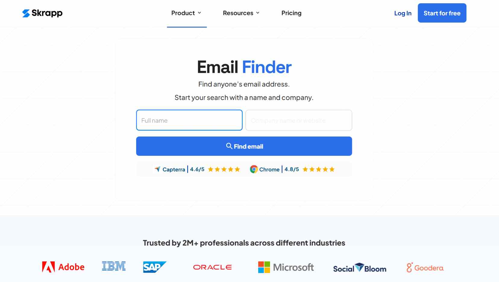 Skrapp.io Best E-Mail Finder Tool