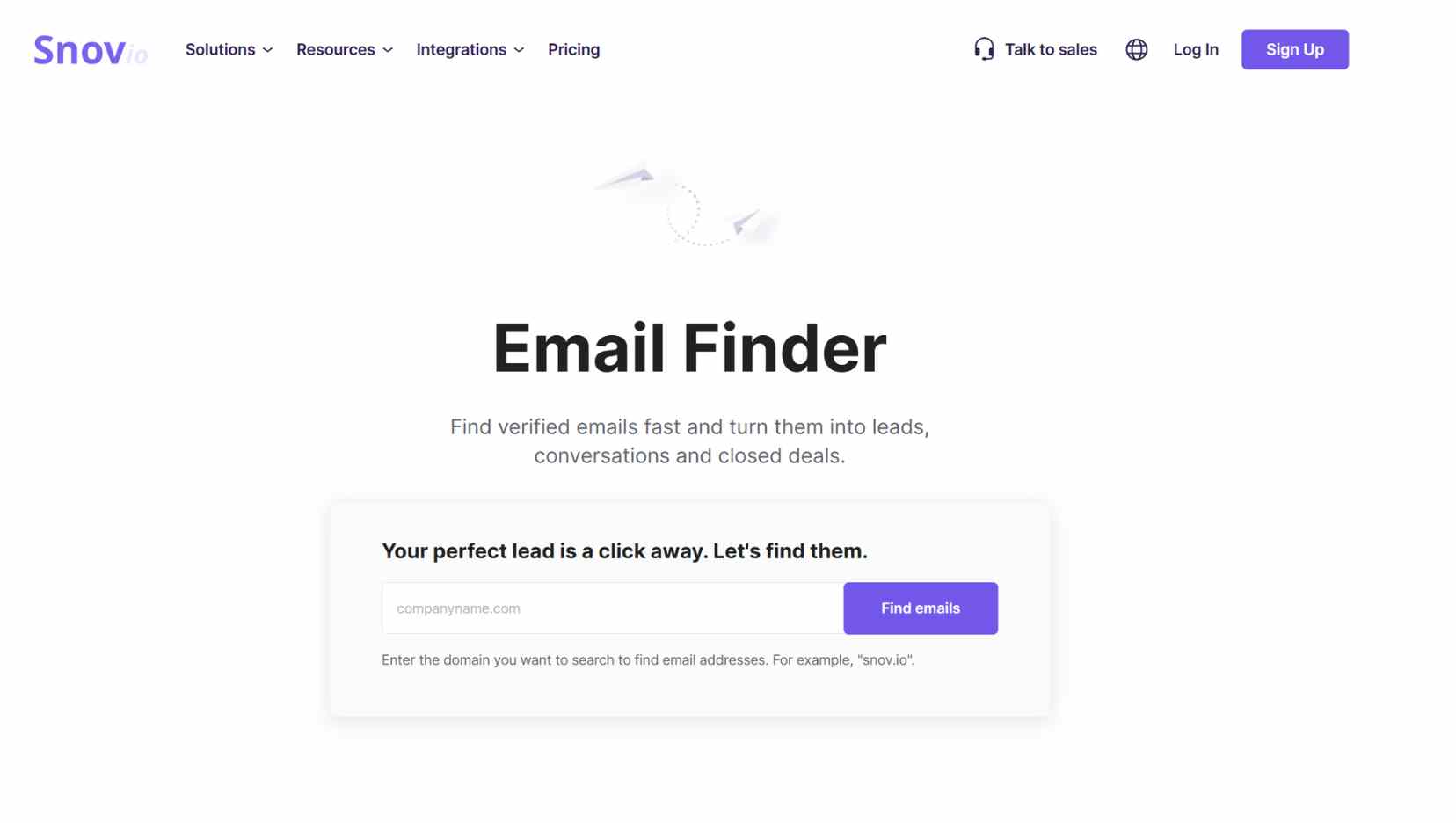 Snov.io Best E-mail finder tool