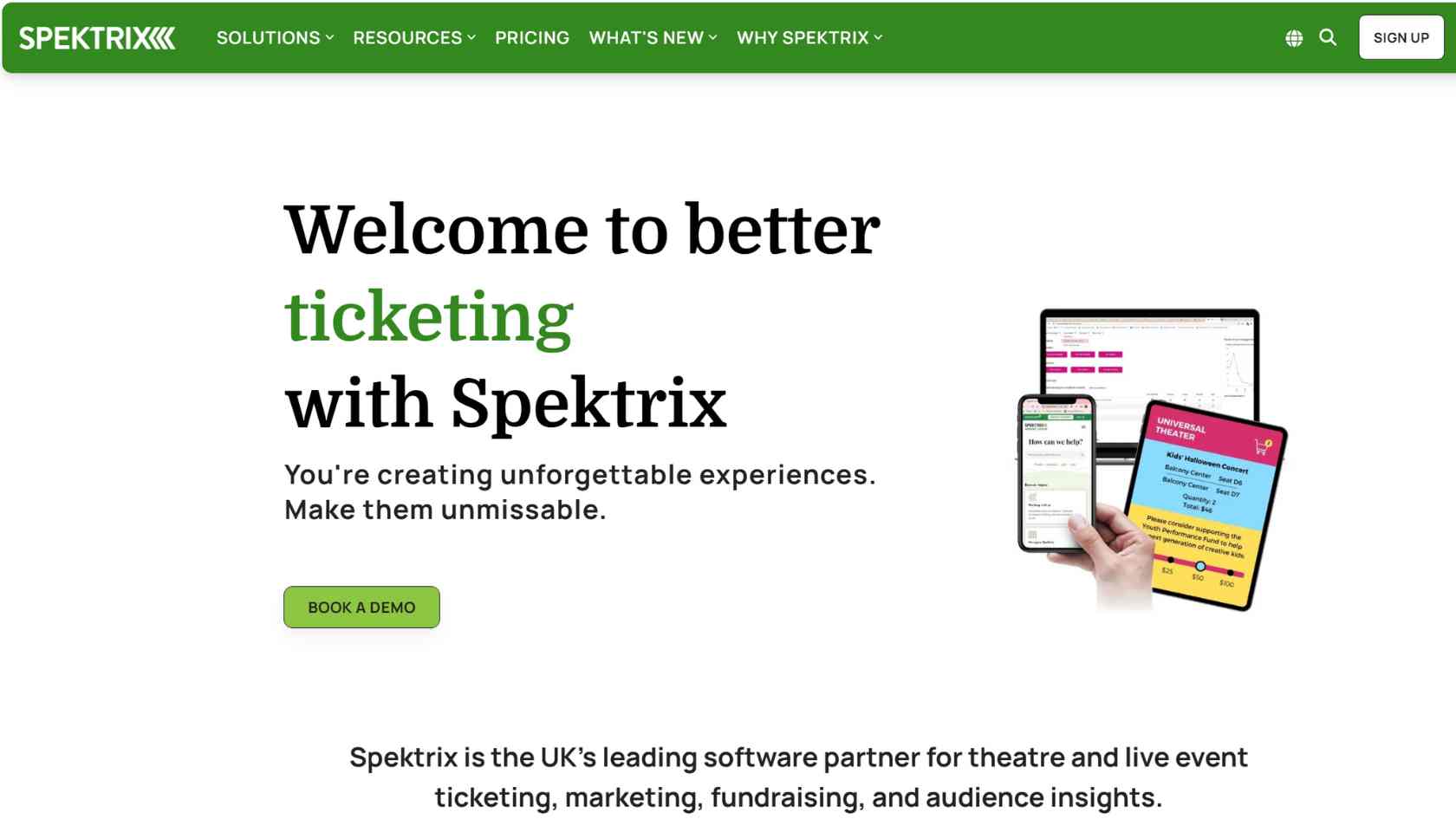 Spektrix Customized Images