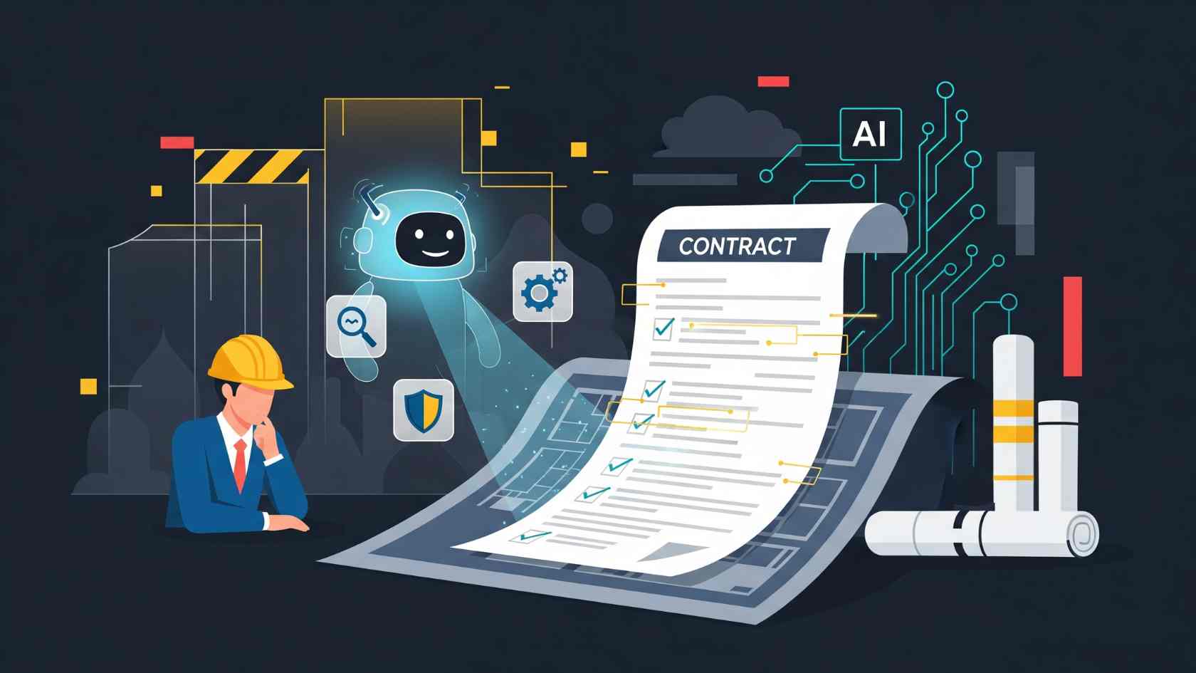 AI in Construction Contracts How Smart Software Reduces Risk and Delays