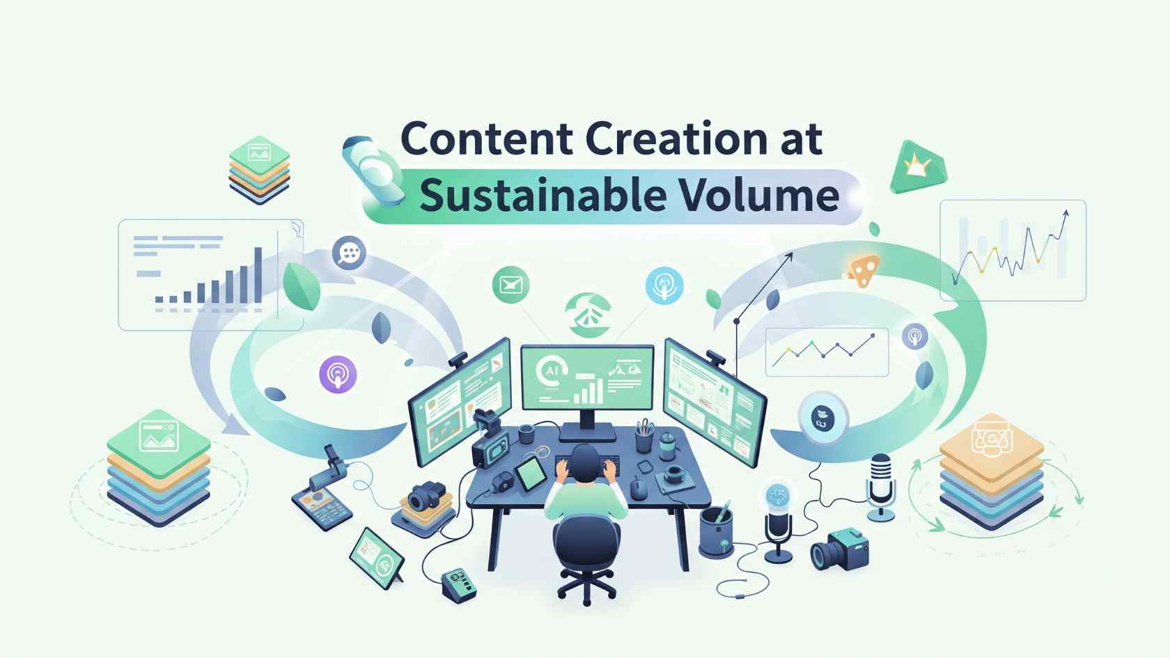 Content Creation at Sustainable Volume