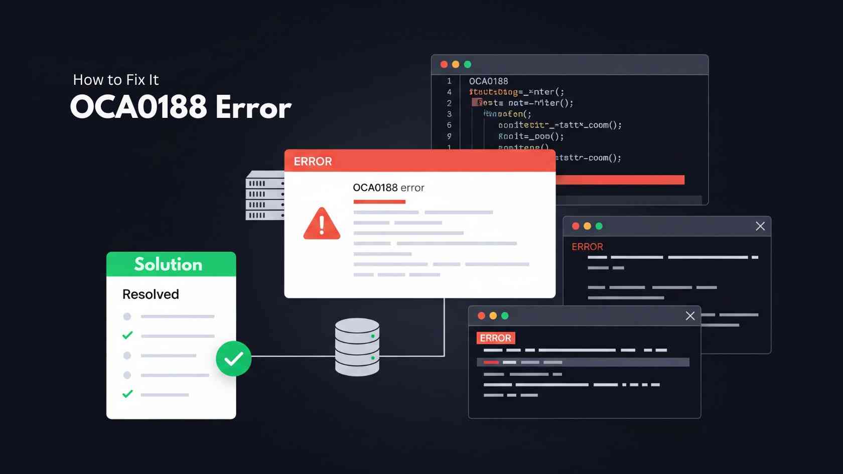 OCA0188 Error — What It Means and How to Fix It (Step-by-Step Guide)