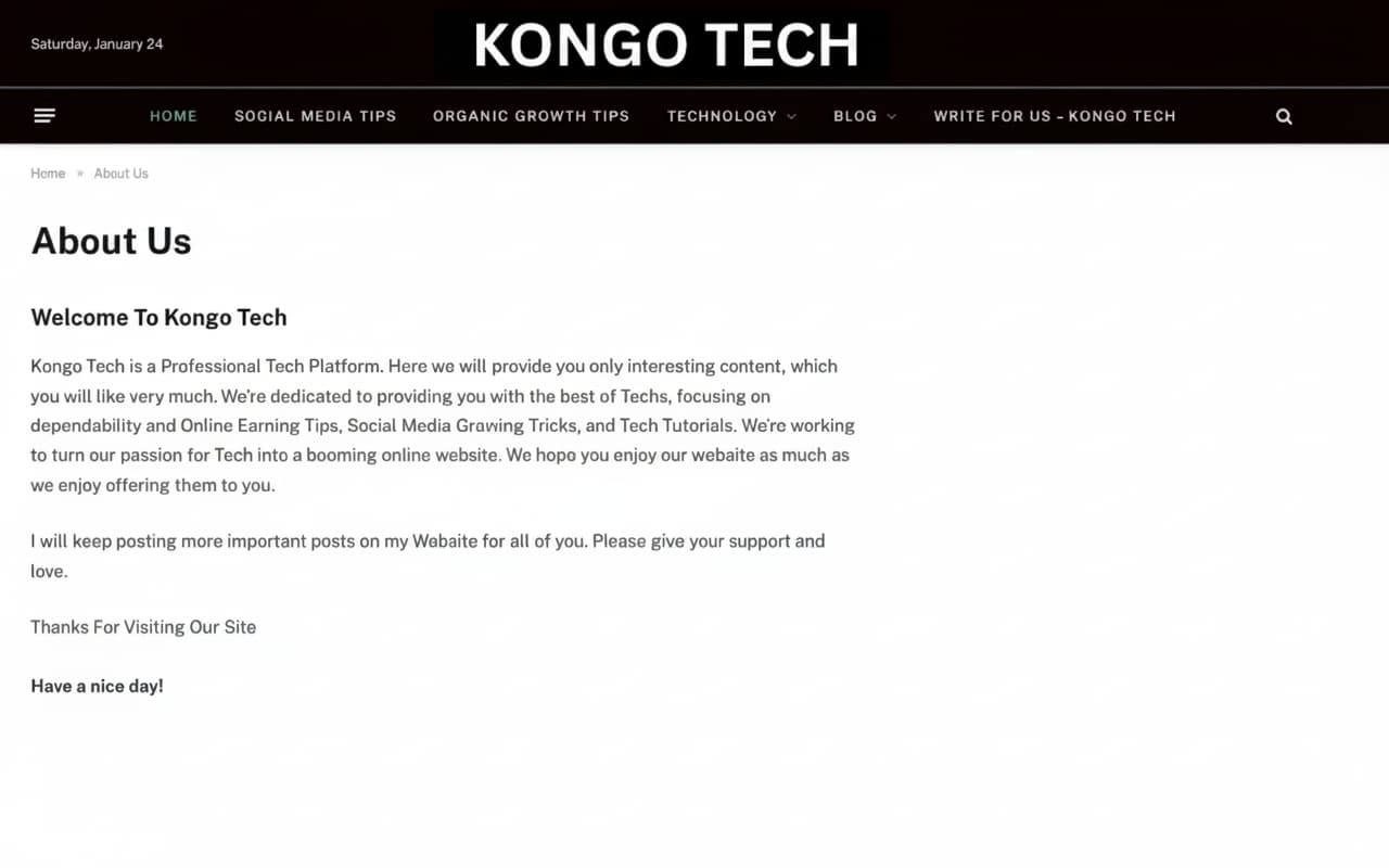 About Kongo Tech Org