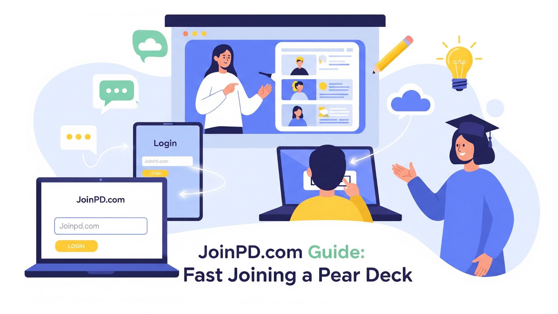 JoinPD.com Guide Fast Joining a Pear Deck
