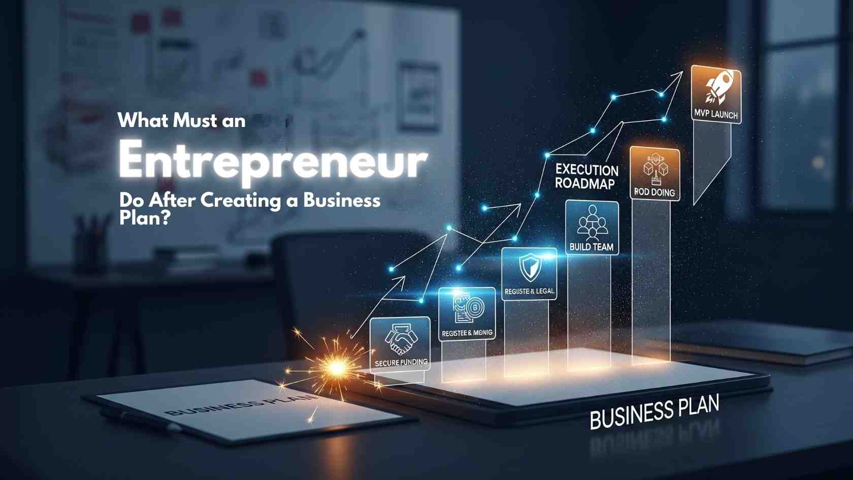 What Must an Entrepreneur Do After Creating a Business Plan