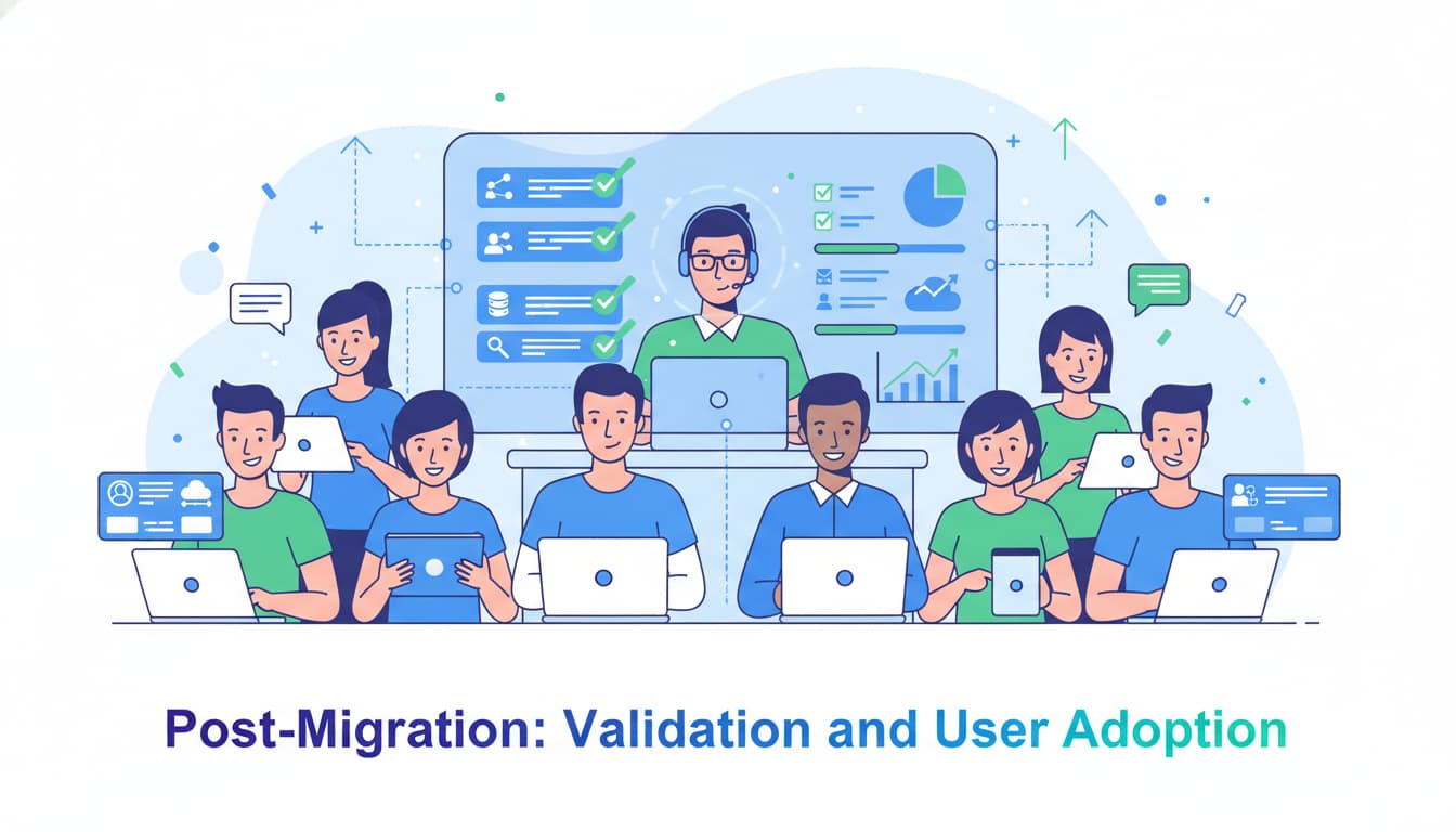 Post-Migration Validation and User Adoption