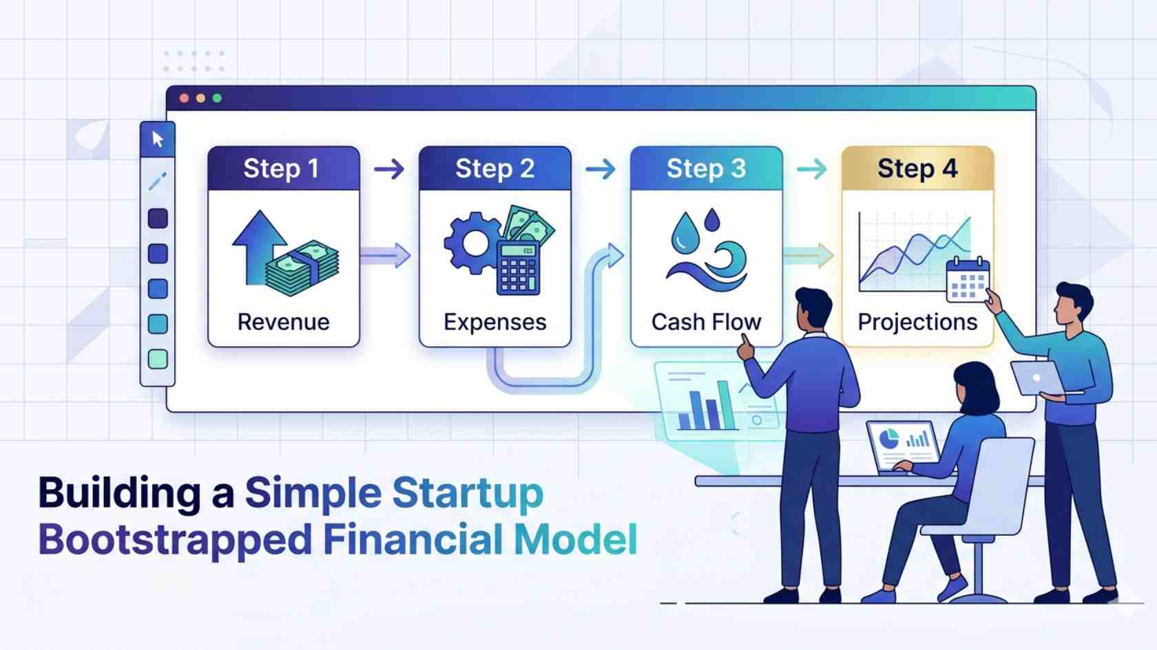 Building a Simple Startup Booted Financial Modeling (Step-by-Step)