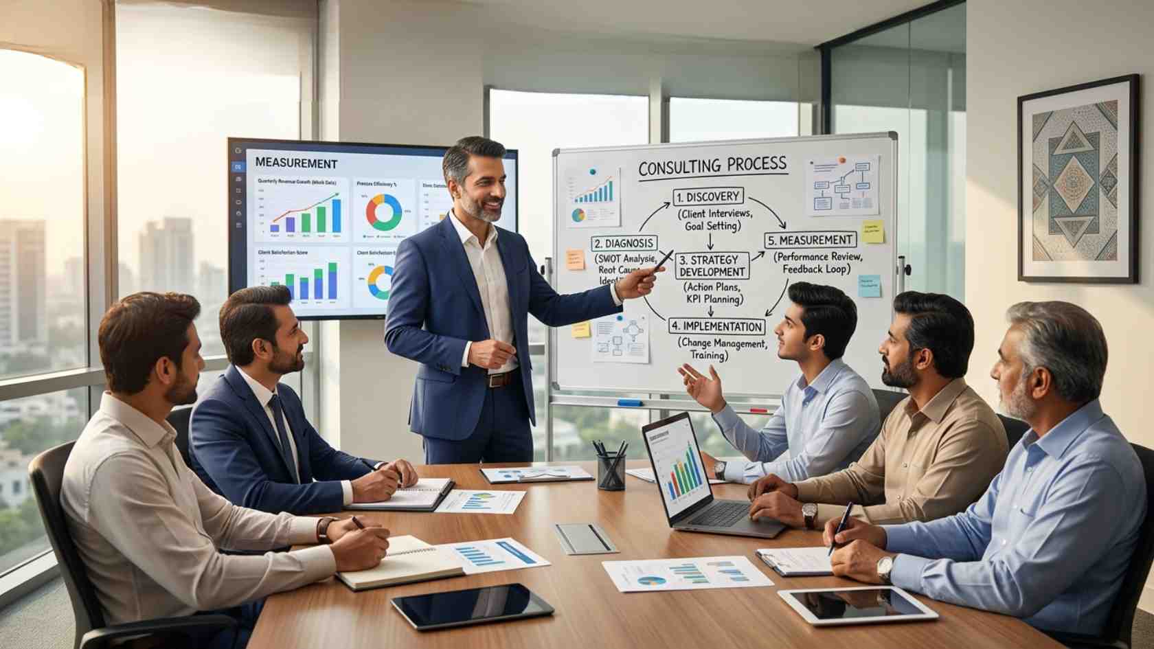 How the Consulting Process Usually Works here