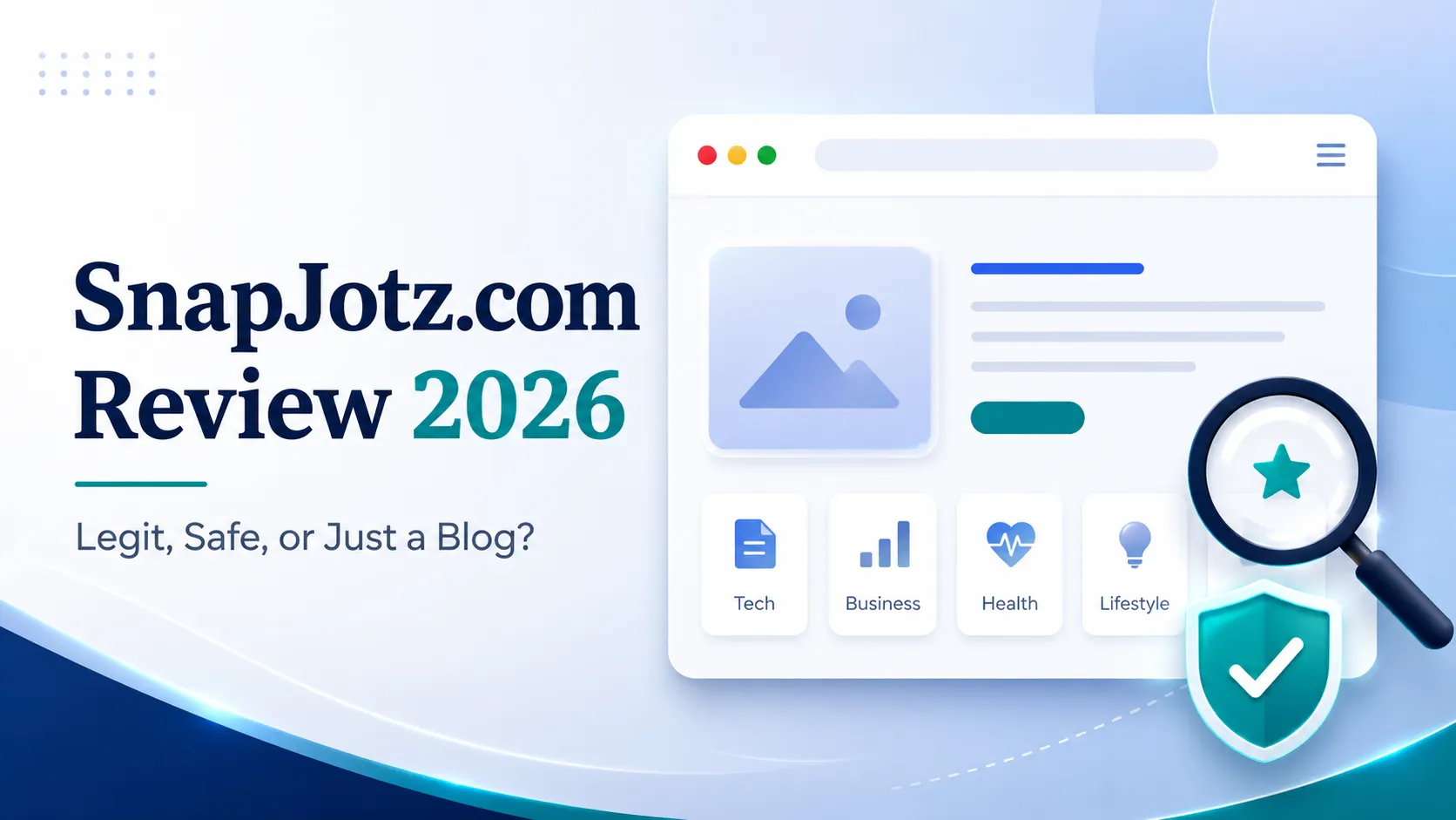 SnapJotz com Review 2026 Is It Legit, Safe, or Just a Multi-Niche Blog