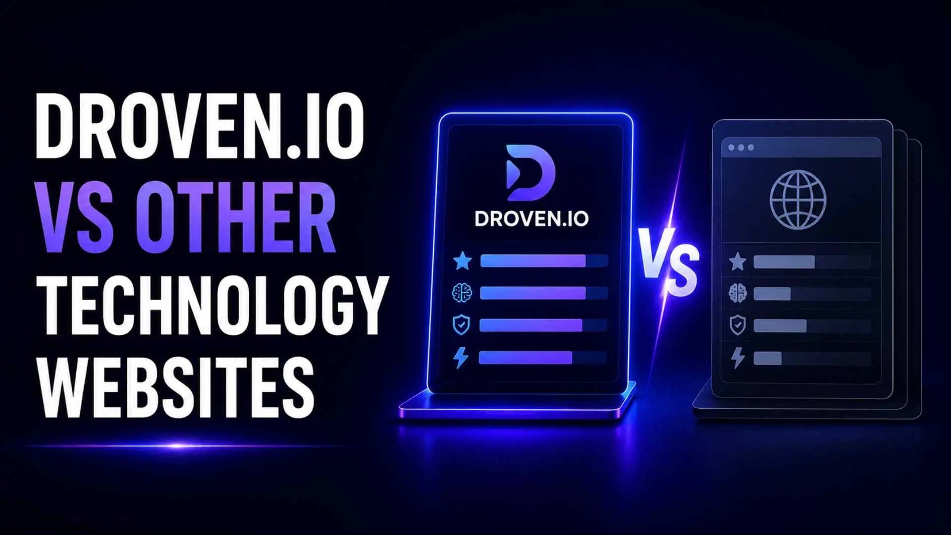 Droven.io vs Other Technology Websites