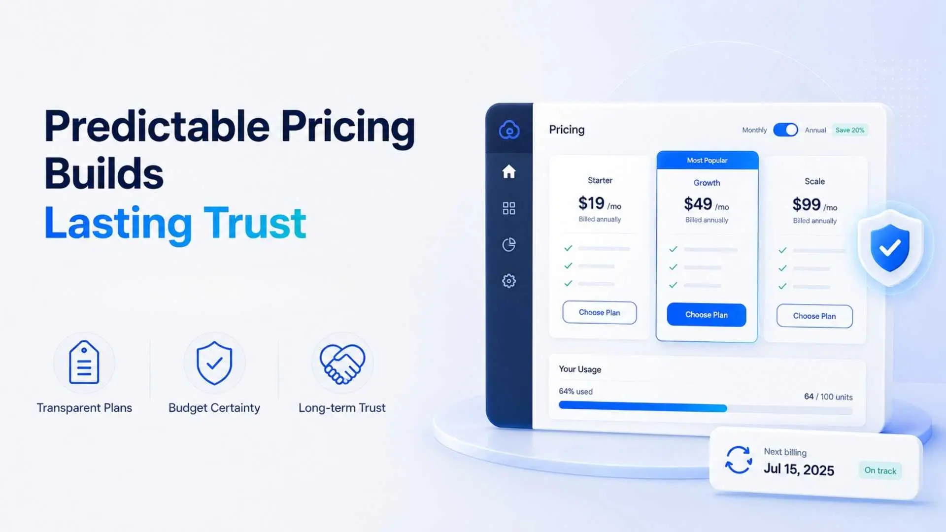 Predictable Pricing Builds Lasting Trust