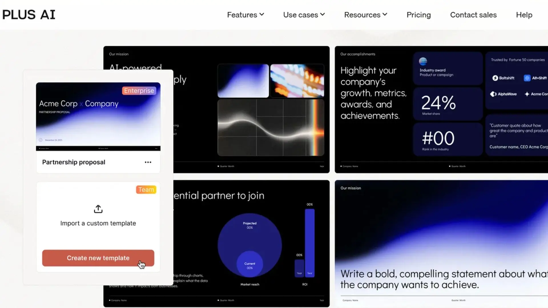 Plus AI – Slides-Native Speed With Enterprise Peace of Mind