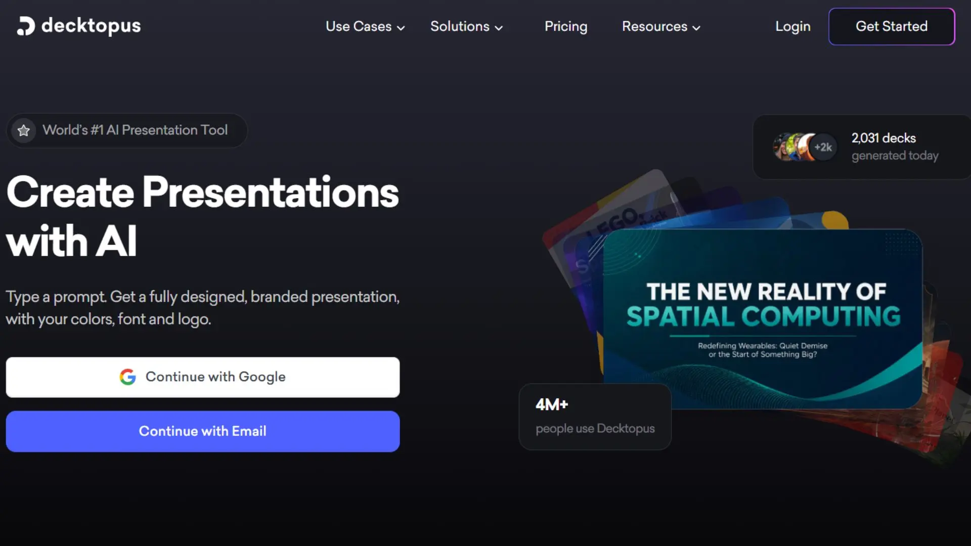 Decktopus – Generate, Share, and Track Engagement