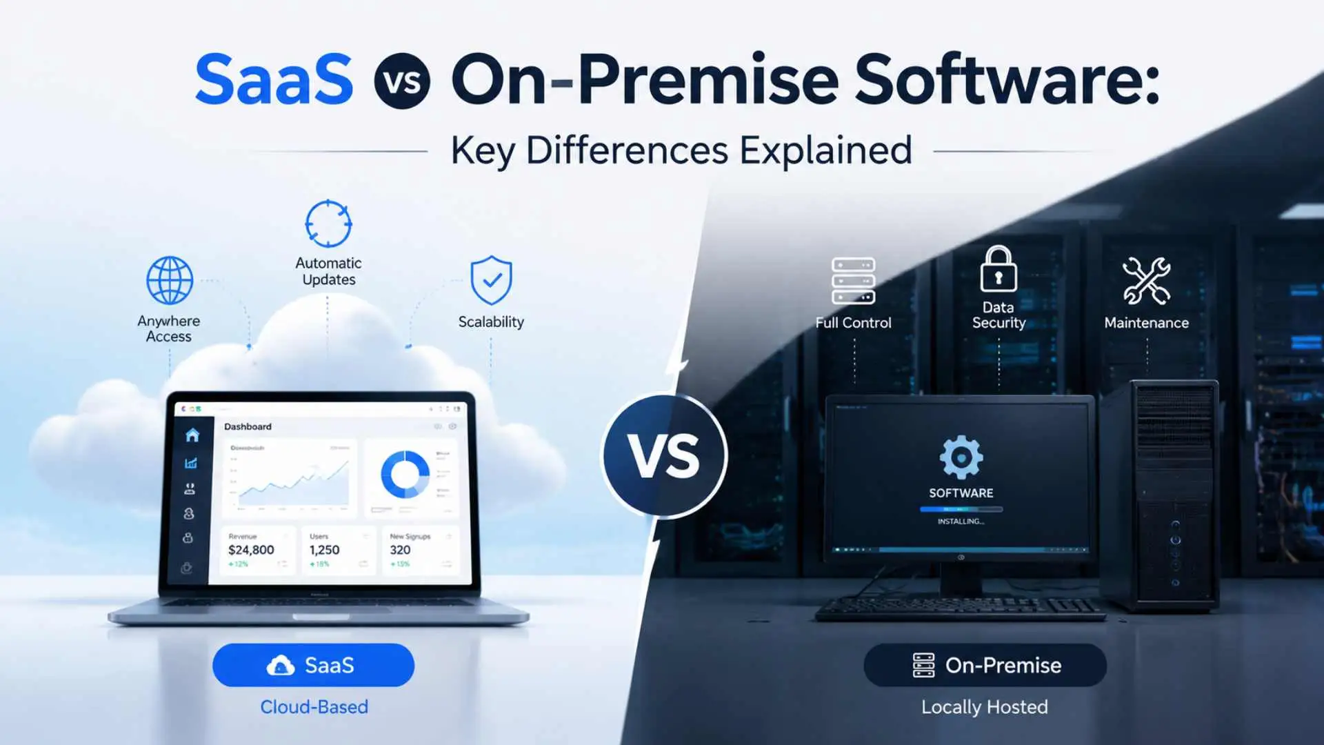 SaaS vs On-Premise Software Key Differences Explained