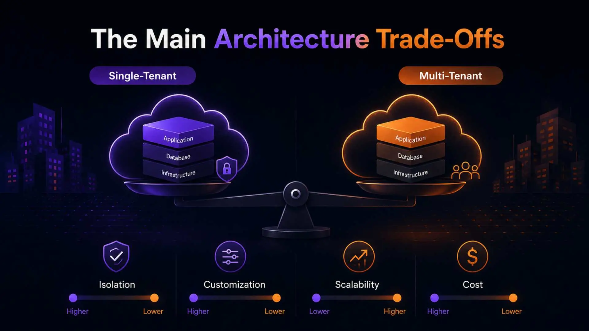 The Main Architecture Trade-Offs