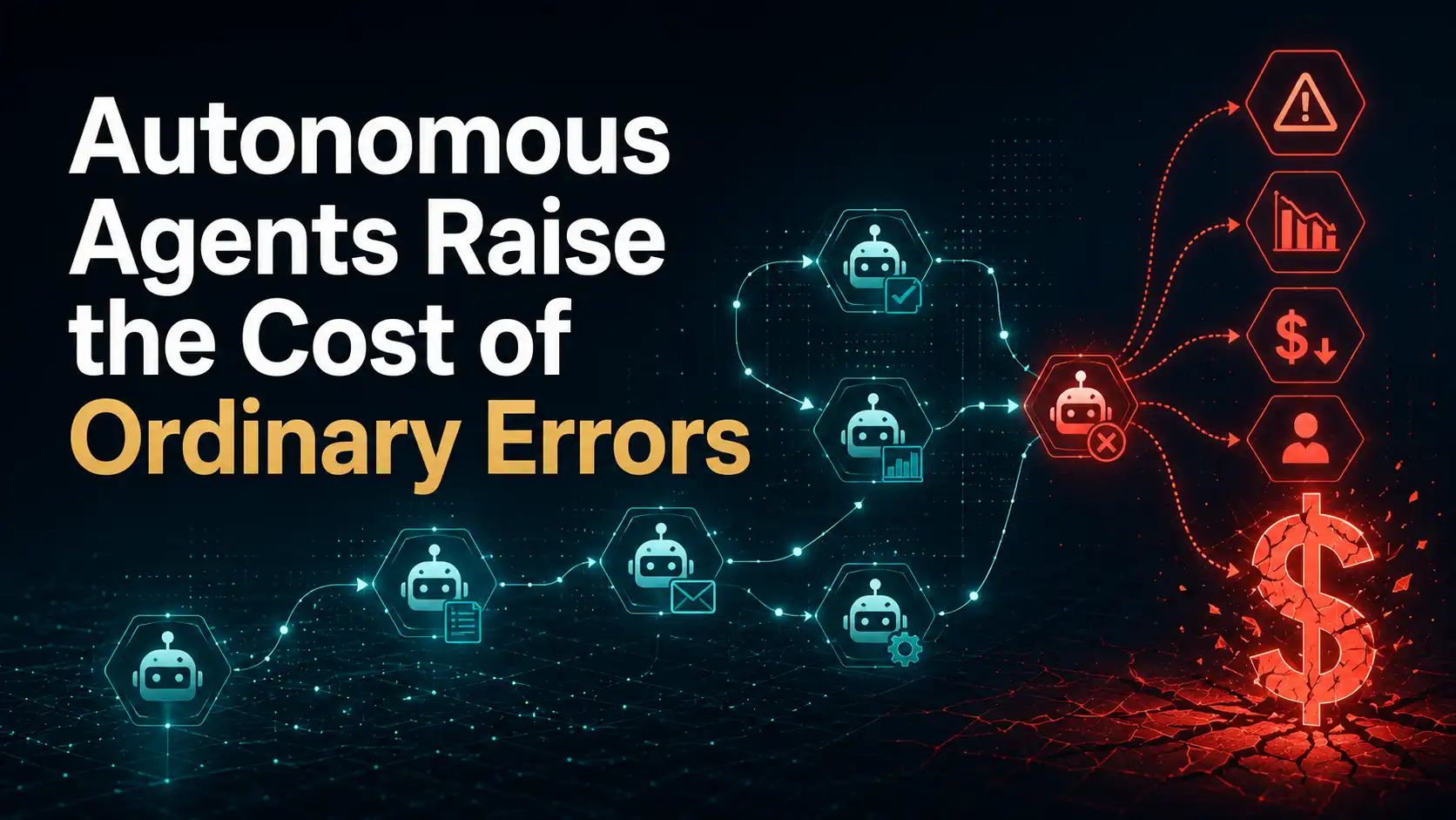Autonomous Agents Raise the Cost of Ordinary Errors