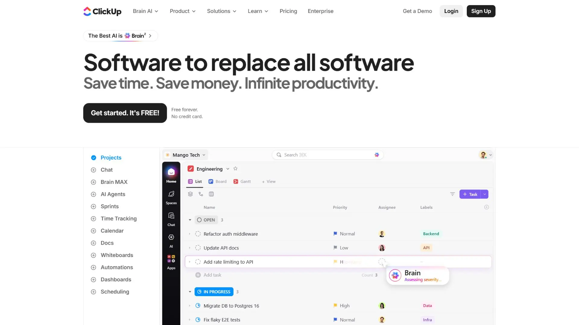 ClickUp-Client Onboarding Software Tool