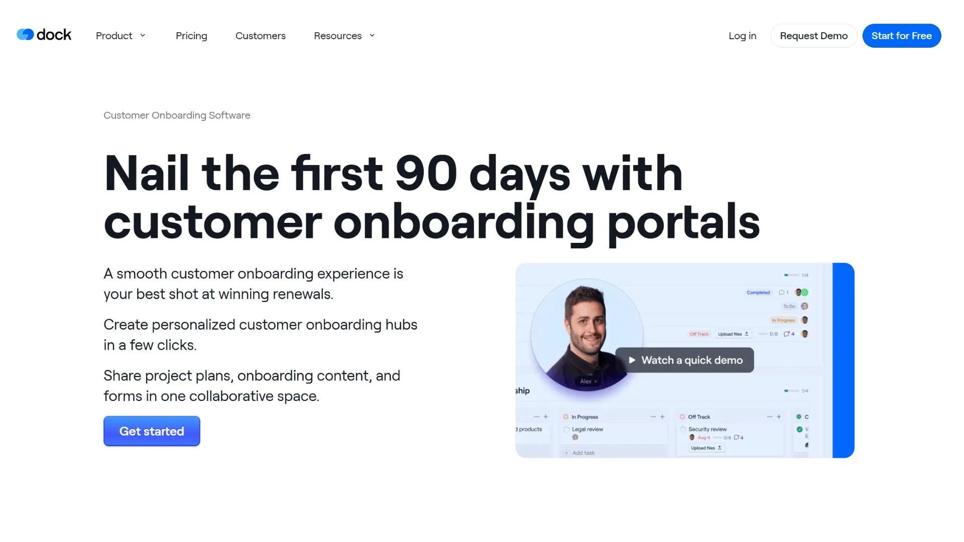 Dock-Client Onboarding Software Tool