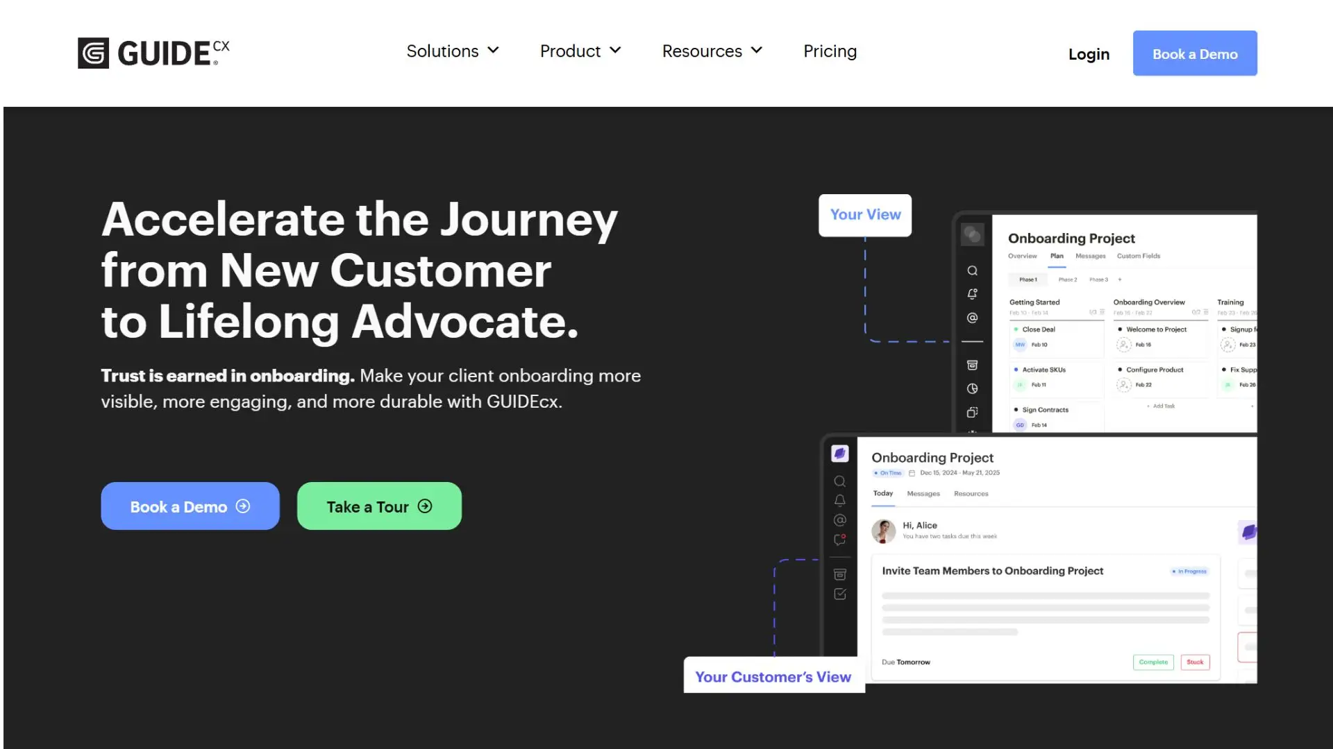 GUIDEcx-Client Onboarding Software Tool