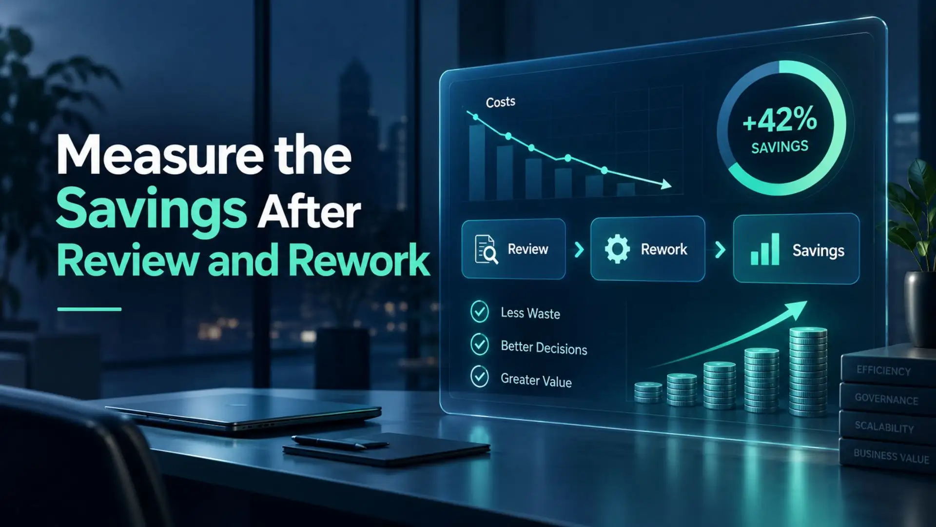 Measure the Savings After Review and Rework