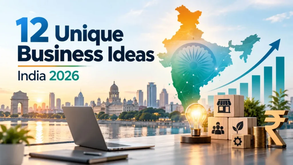 12 Unique Business Ideas in India for 2026 Costs, Earnings & How to Start
