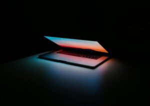 Laptop workspace representing GPT-6 and interactive AI software
