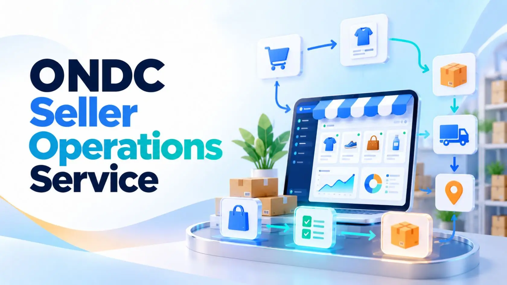 Small seller's product catalogue being prepared for listing on ONDC