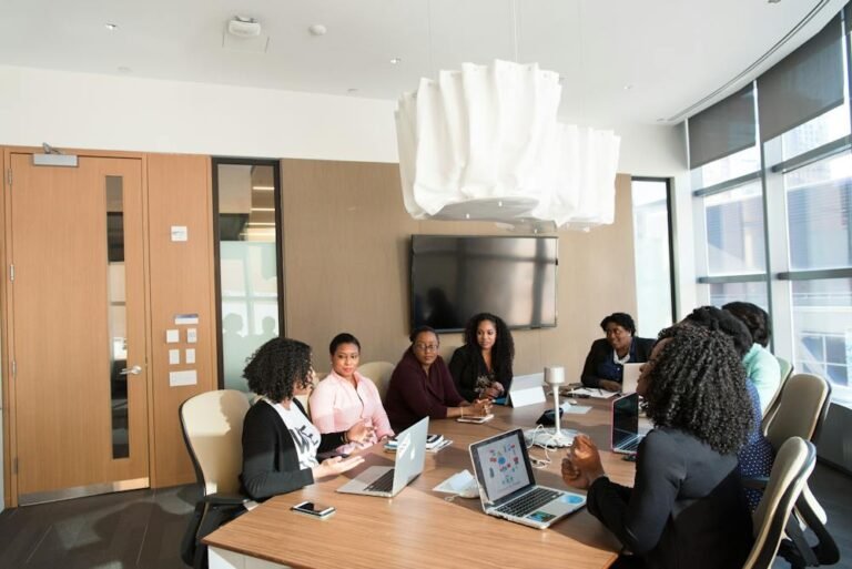 Business team collaborating in a modern office for agentic SaaS workflows